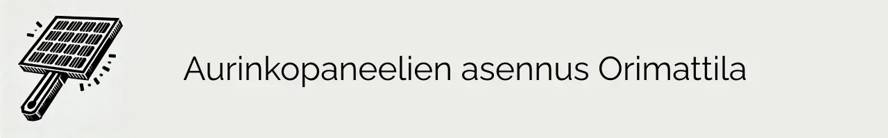 Aurinkopaneelien asennus Orimattila